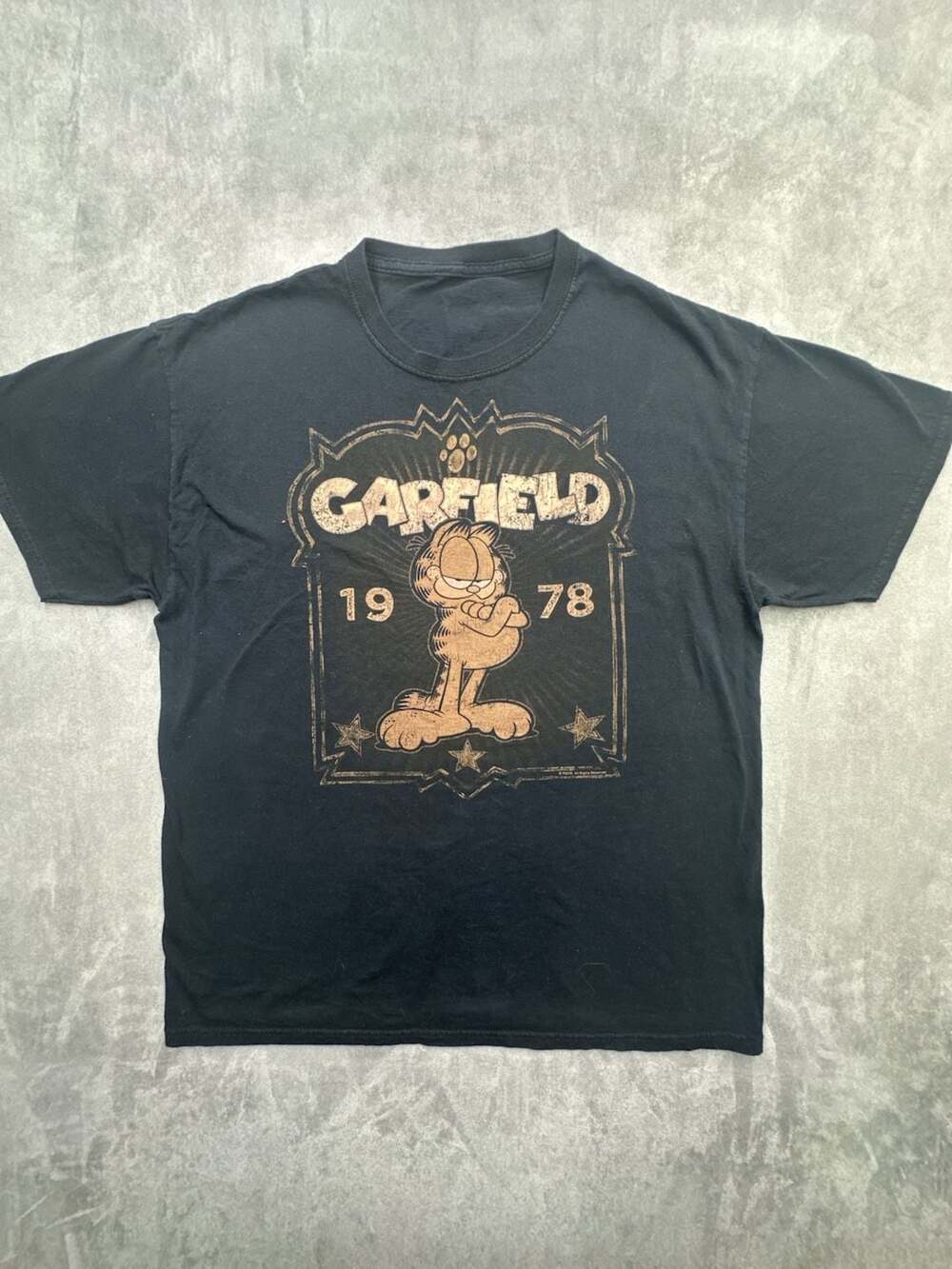 Garfield Est. 1978 Black Graphic T-Shirt